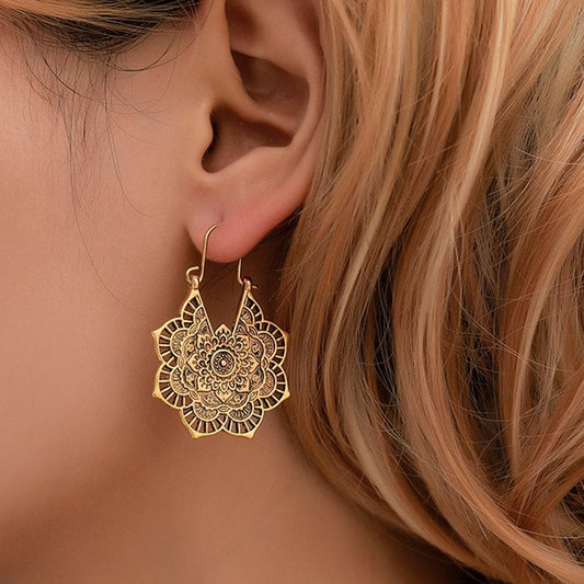 Kolczyki Lotus Mandala