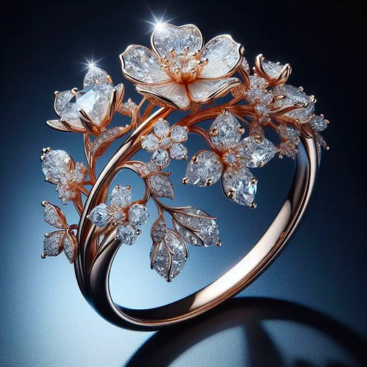 Pierścionek Crystal Blossom – Wyjątkowy